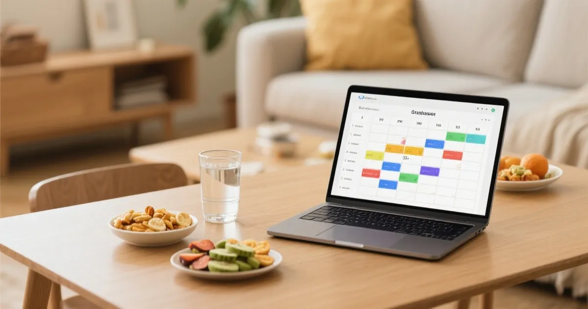 健康的观赛环境与补给示意